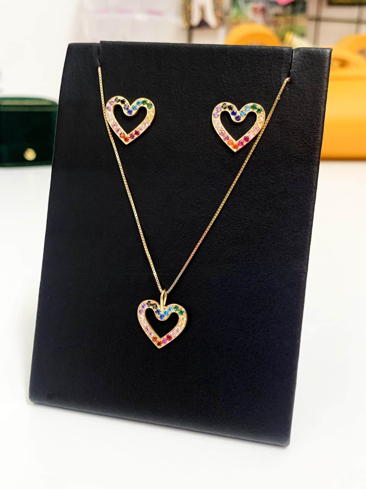 Conjunto Em Ouro 18kts CJ01 - Imagem 2