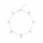 Tornozeleira em Prata TP09