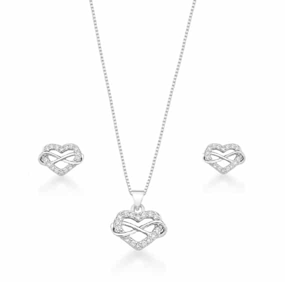 Conjunto Em Prata CJP13