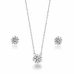 Conjunto Em Prata CJP17