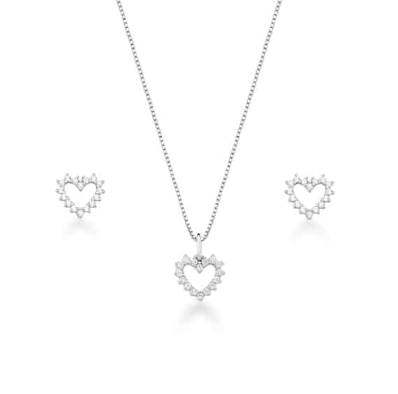 Conjunto Em Prata CJP19