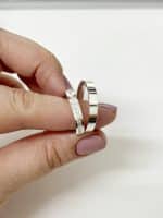 Par de Alianças em Prata ALP127 - Imagem 2