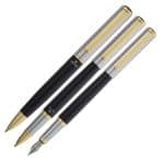 Kit Premium Crown Regent Esferográfica + Roller + Tinteiro