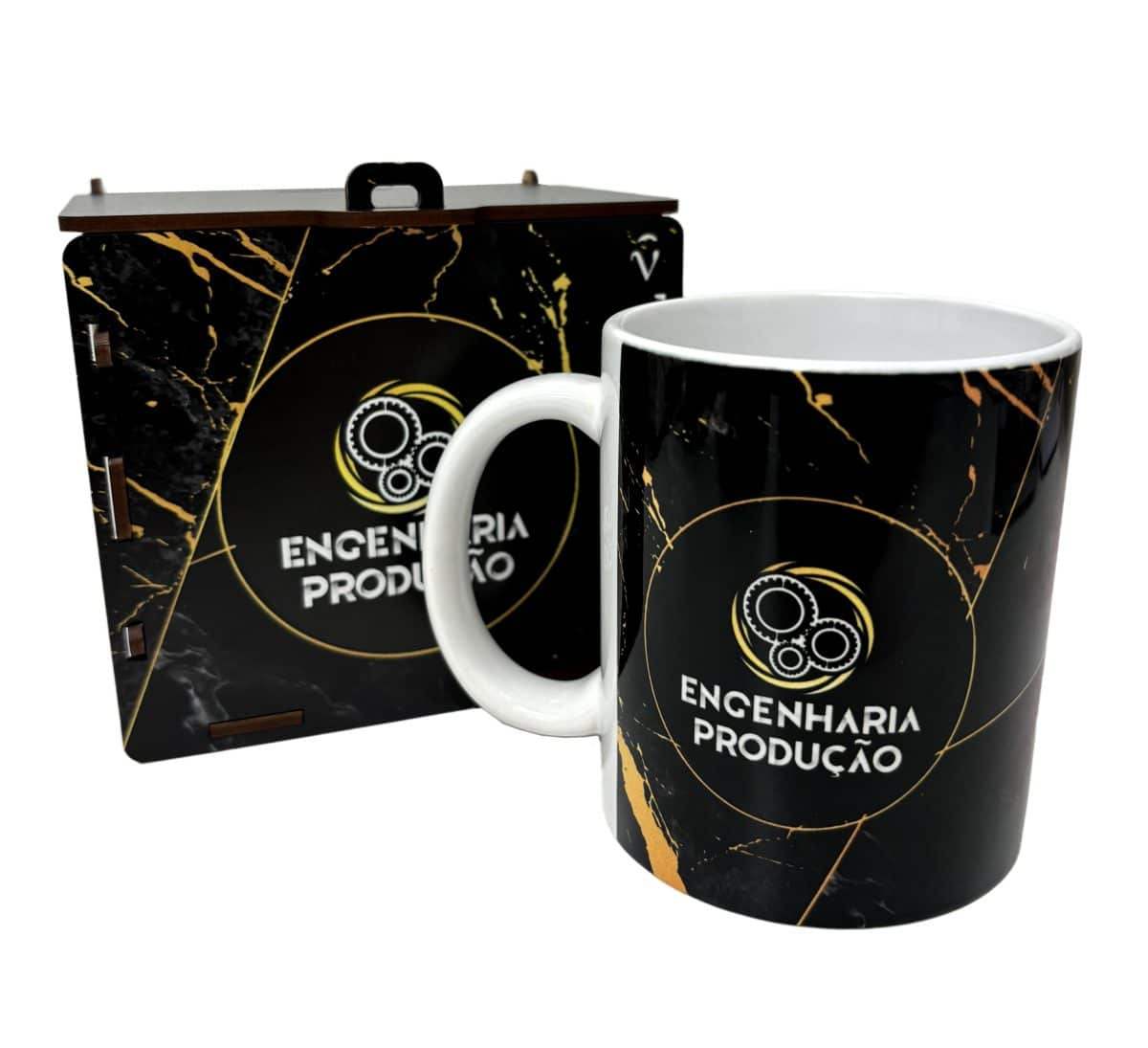 Caneca Curso Engenharia Produção 300ml - Imagem 1