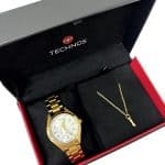 Kit Relógio de Pulso TECHNOS 2036MLWS/4B