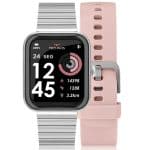 Relógio de Pulso SMARTWATCH TECHNOS CONNECT Prata e Rosa