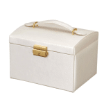 Porta Joias Mala Branca PJ45