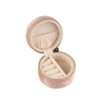 Porta Joias Pequeno Redondo Rose PJ53