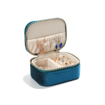 Porta Joias Retangular Azul Escuro PJ57