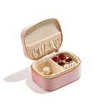 Porta Joias Retangular Rosa PJ58