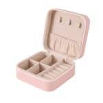 Porta Joias Quadrado Rosa Claro PJ65