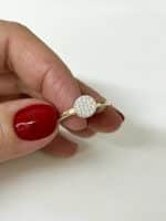 Anel em Prata e Ouro 10kts ANP149 - Imagem 2