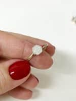 Anel em Prata e Ouro 10kts ANP147 - Imagem 2