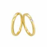 Par de Alianças em Ouro 18Kts A139