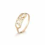 Anel em Ouro BX 416 INFANTIL ANIB30