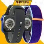 Relógio de Pulso SMARTWATCH SECULUS Azul e Preto - Imagem 5