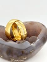 Par de Alianças em Ouro 18Kts A142 - Imagem 2