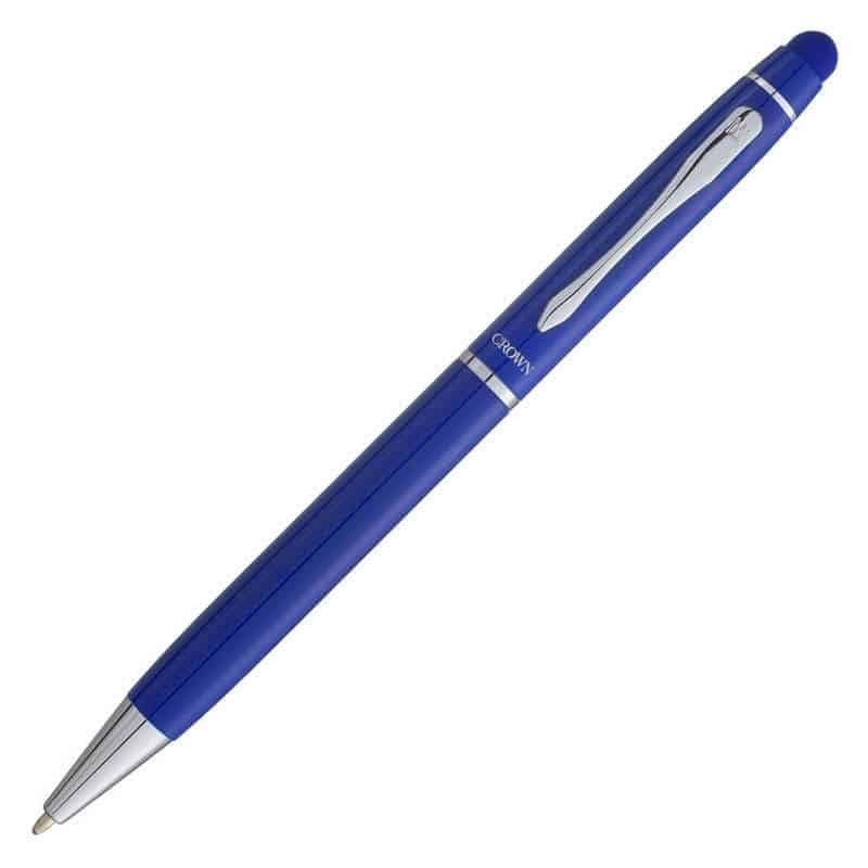 849bd2da-fe6c-11ed-9e8d-3edc4a2f8b42 Caneta CROWN Viena AZUL - Imagem 1