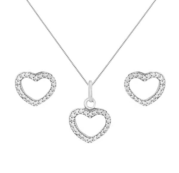 Conjunto Em Prata CJP30
