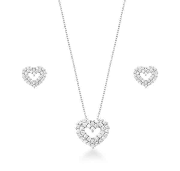 Conjunto Em Prata CJP34
