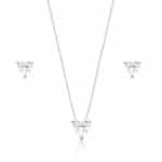 Conjunto Em Prata CJP35