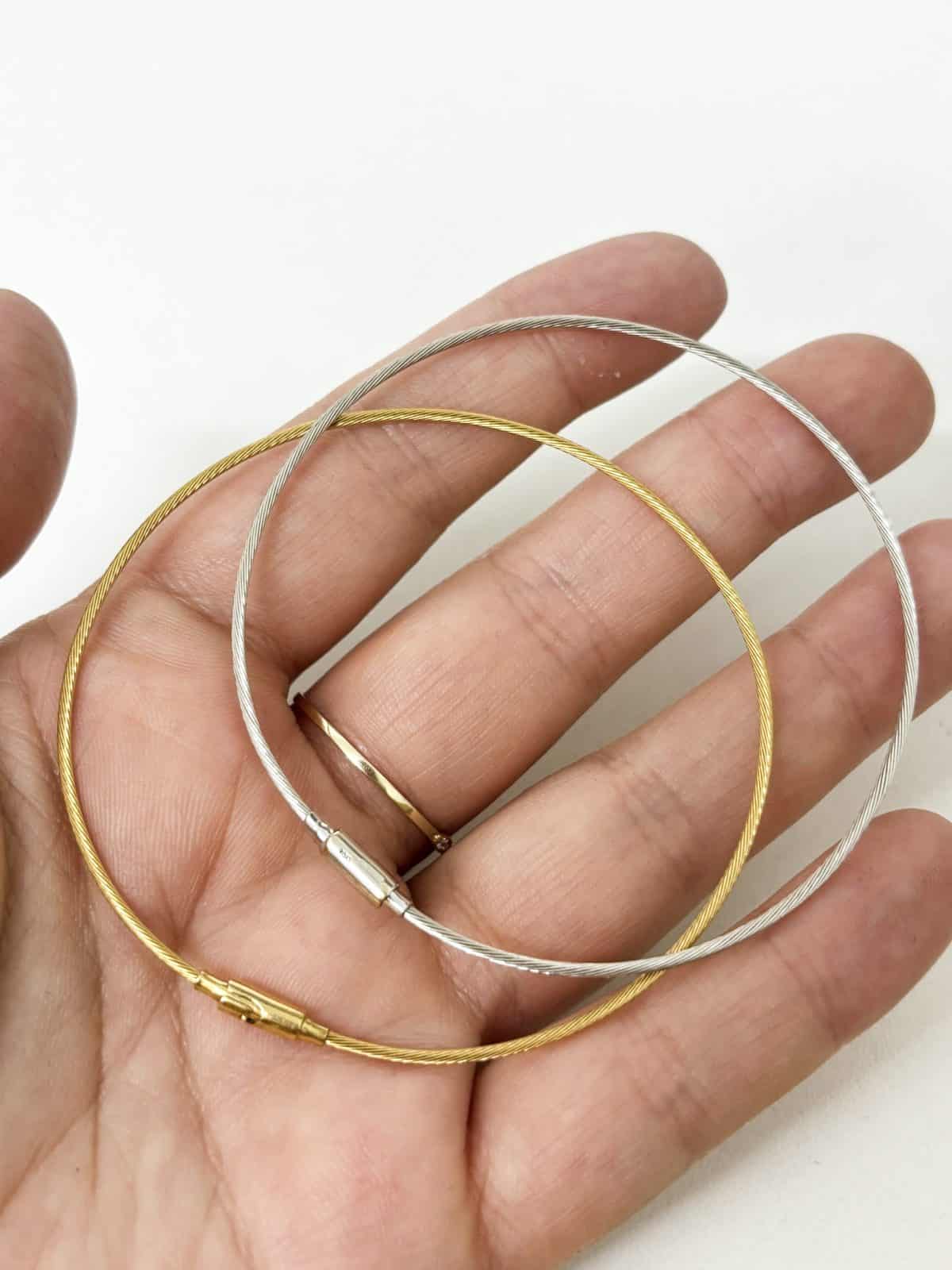 Pulseira em Ouro 18kts Branco PU42 - Imagem 2