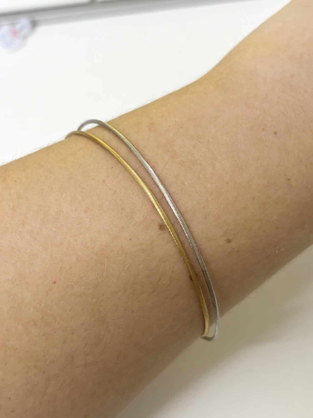 Pulseira em Ouro 18kts Branco PU42 - Imagem 3