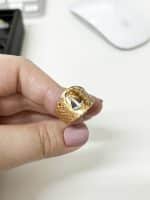 Anel em Ouro 18kts AN180 - Imagem 2