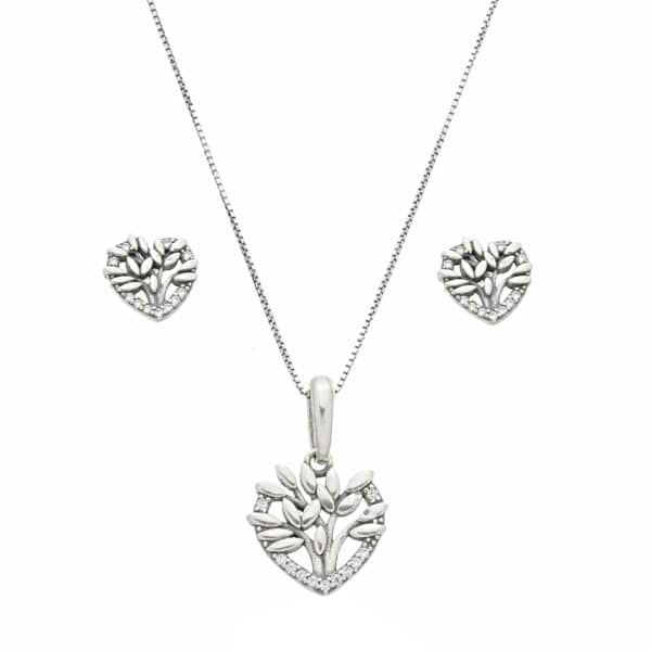 Conjunto Em Prata CJP26