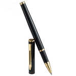 Caneta CROWN Capricci Tinteiro DOURADA - Imagem 3