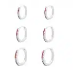 Trio de Brincos Em Prata TBP13