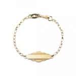 Pulseira Infantil em Ouro BX 416 PUIBX28