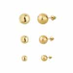 Trio de Brincos 18kts TB03