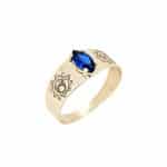 Anel de Formatura em Ouro BX 416 ANFBX32