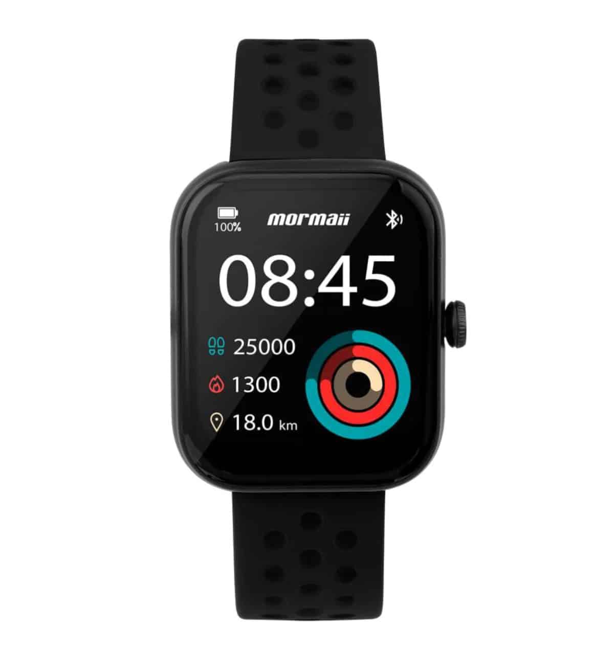 Relógio de Pulso SMARTWATCH MORMAII LIFE ULTRA PRETO - Imagem 1