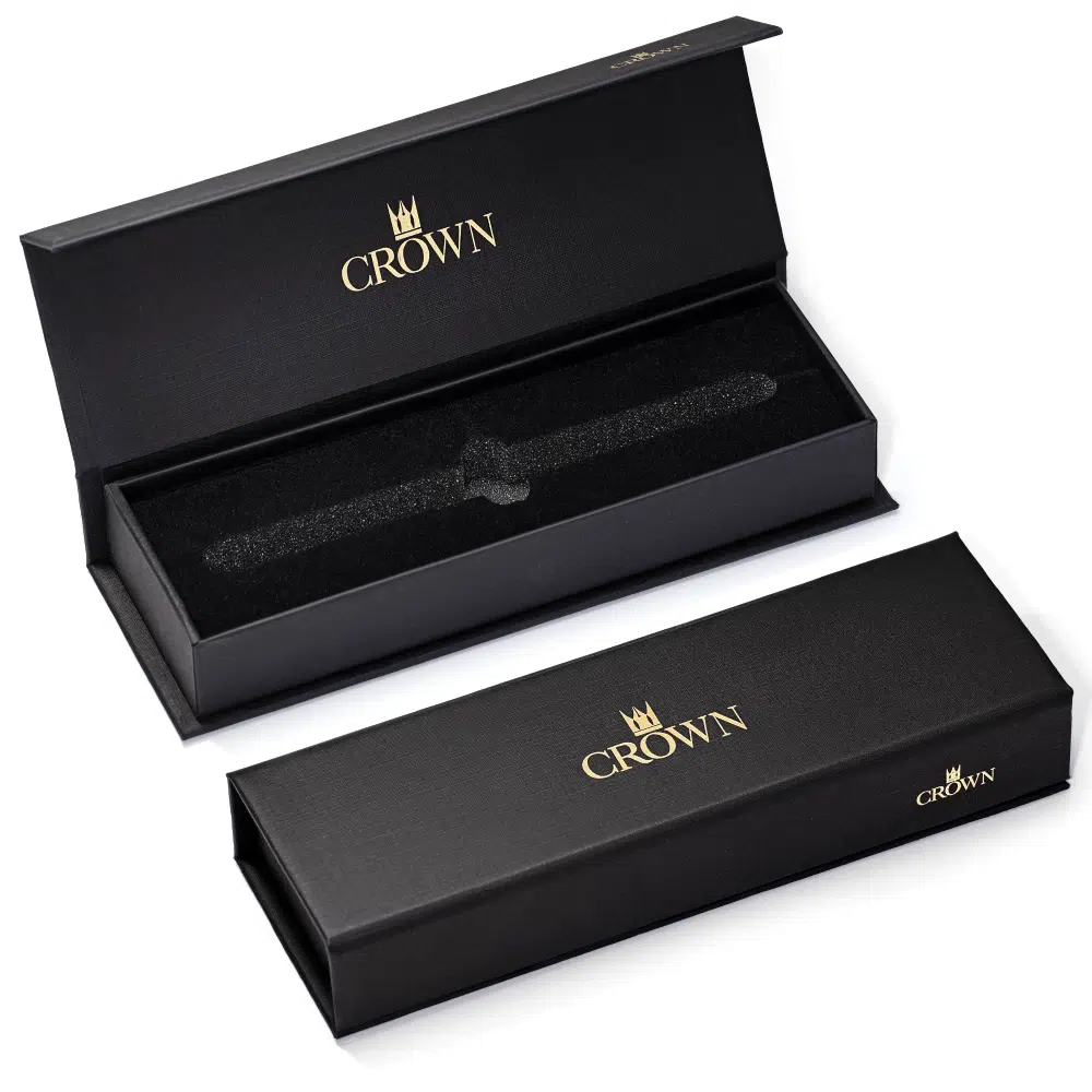 Caneta CROWN Versalles Tinteiro PRETA - Imagem 2