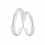 Par de Alianças em Prata ALP136