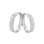 Par de Alianças em Prata ALP135