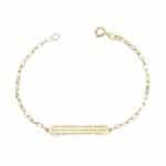 Pulseira Infantil em Ouro BX 416 PUIBX32