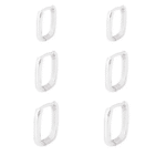 Trio de Brincos Em Prata TBP23