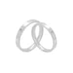 Par de Alianças em Prata ALP133