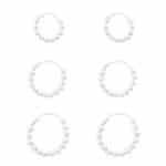 Trio de Brincos Em Prata TBP24