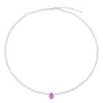 Colar Pérola Shell e Pingente em Prata CPS07