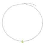 Colar Pérola Shell e Pingente em Prata CPS03