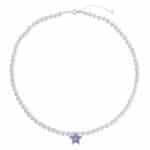 Colar Pérola Shell e Pingente em Prata CPS12