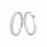 Par de Alianças em Prata ALP140