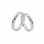 Par de Alianças em Prata ALP143