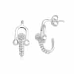 Par de Brincos Em Prata BRP175