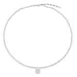 Colar Pérola Shell e Pingente em Prata CPS14