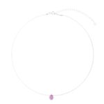 Colar Nylon e Pingente em Prata CN02